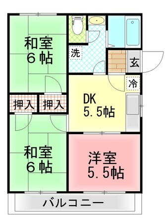 沼津駅 徒歩58分 2階の物件間取画像